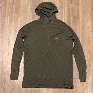 BlackOvis Merino Wool Lightweight Hoodie